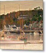 Maine Harbor Metal Print