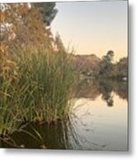 Malibou Lake Evening Metal Print