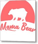 Mama Bear Metal Print
