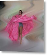 Mandy Dancing In A Swirl Metal Print