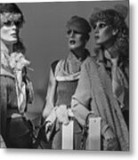 Mannequins Dressed With 1980 Trendy West-berlin Fashion Metal Print