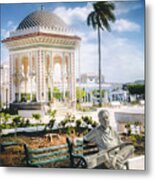 Manzanillo Parque Cespedes Metal Print