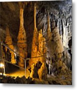 Marble Cave In Crimea Mountains Metal Print