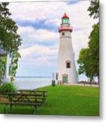 Marblehead Lighthouse Lake Erie Metal Print