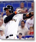 Marcell Ozuna Metal Print