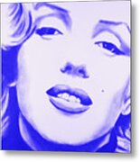 Marilyn Monroe 3 Panel Hollywood Color Splash Metal Print