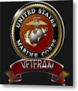 Marine Veteran Metal Print