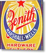 Marshall Wells We Sell Zenith Metal Print