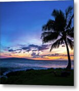 Maui Hawaii Wailea Sunset Photo Metal Print