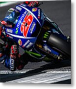 Maverick Vinales Silverstone 2017 Metal Print