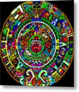 Mayan Calendar Redux Metal Print