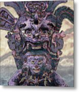 Mayan Sculpture Art - Meet The Maya Metal Print