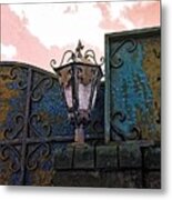 Medieval Gate Metal Print