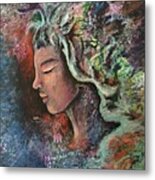 Meditator Metal Print