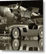 Mercedes 300sl Gullwing  The Most Iconic Car Of Its Type Metal Print