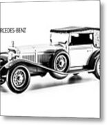 Mercedes-benz Ss Coupe 1928 Metal Print