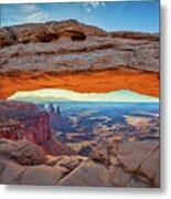 Mesa Arch In Canyonlands National Park Metal Print