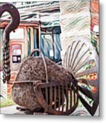 Metal And Lava Rock Turkey Metal Print