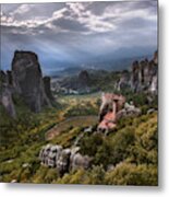 Meteora Drama Metal Print