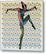 Metropolis Dancer Metal Print