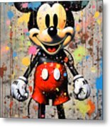 Mickey Mouse Metal Print