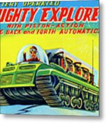 Mighty Explorer With Piston Action Metal Print