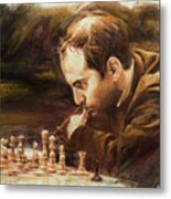 Mikhail Tal Chess Champion Bath Sheet by Dan Bulleit - Pixels