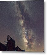 Milky Way And Gold Mine Metal Print