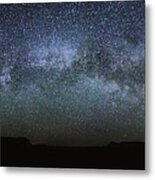 Milky Way Panoramic Metal Print
