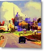 Mill Town Usa Metal Print