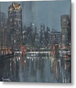 Milwaukee Riverwalk Metal Print