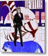 Mink Deville - Le Chat Bleu Metal Print