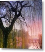 Minnewater Lake Bruges Metal Print