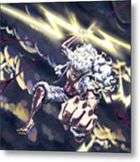 Monkey D. Luffy - Sun God Nika Metal Print