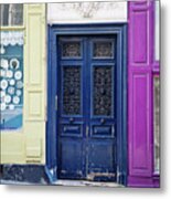 Montmartre Colors - Paris Doors Metal Print
