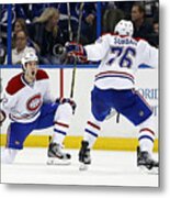 Montreal Canadiens V Tampa Bay Lightning - Game One Metal Print
