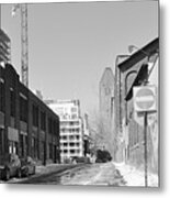 Montreal Streets Metal Print