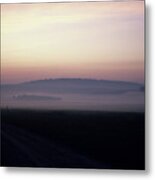 Morning Mist On Salisbury Plain Metal Print