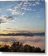 Morning On The Foothills Parkway 4 Metal Print