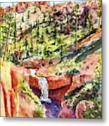 Mossy Cave Trail Bryce Canyon Utah Metal Print