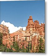 Mossy Cave Trail Hoodoos Metal Print