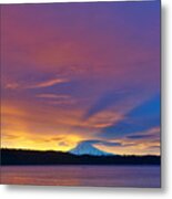 Mount Rainier Sunrise Metal Print