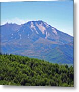 Mount St. Helens And Castle Lake In August Metal Print