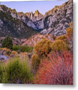 Mount Whitney, Sequoia National Park Inyo, National Forest, California, Usa Metal Print
