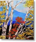 Mountain Autumn Metal Print