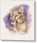 Mountain Lion Metal Print