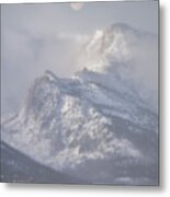 Mountain Moon Metal Print