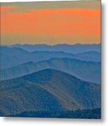 Mountains At Evening Metal Print