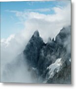 Mountains In The Clouds Metal Print