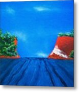 Mouth Of The Hay River Metal Print